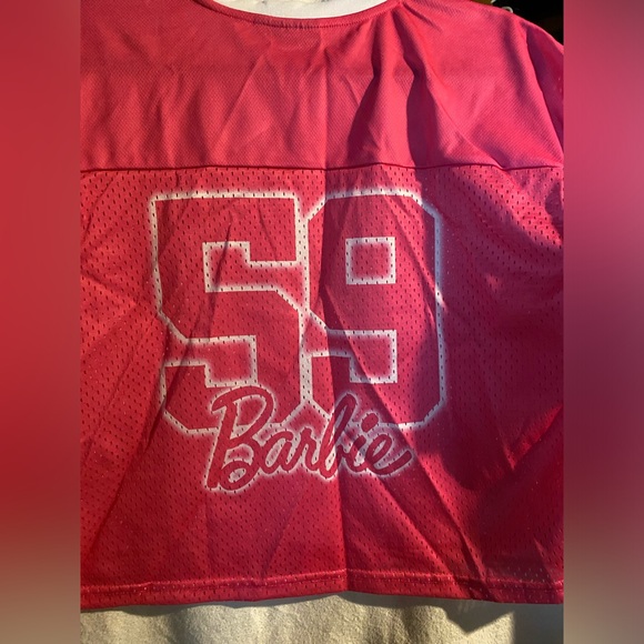 NWT!! Barbie 59 Pink Cropped 59 Jersey Size MEDIUM - Picture 3 of 5